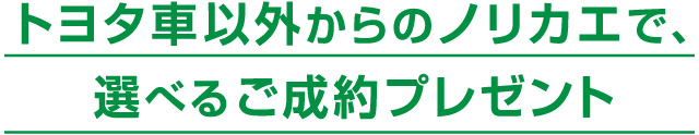 いまが換えドキ!お買いドキ!キャンペーン トヨタカローラ京都